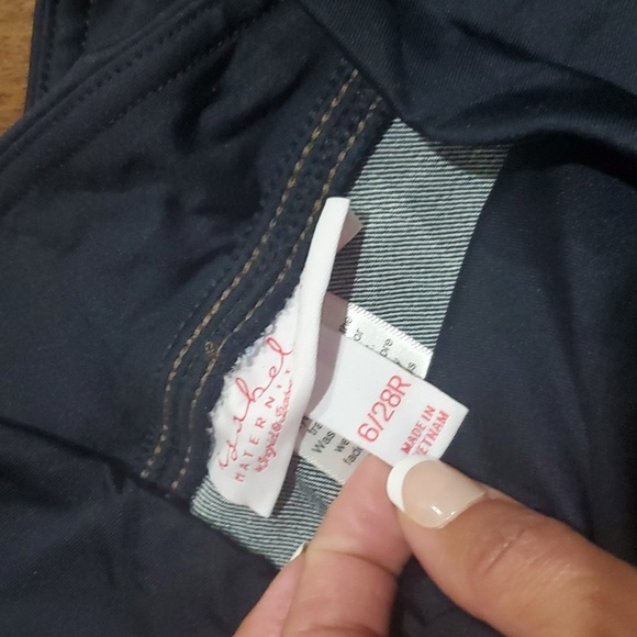 Maternity over the belly skinny Jeans size 6/28 r 29" inseam New by Isabel Mater - Picture 7 of 7